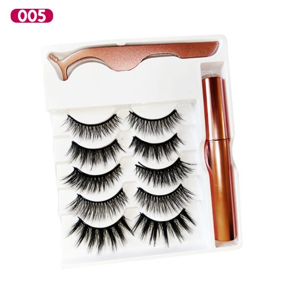 Mink Lashes and Eyeliner Kit